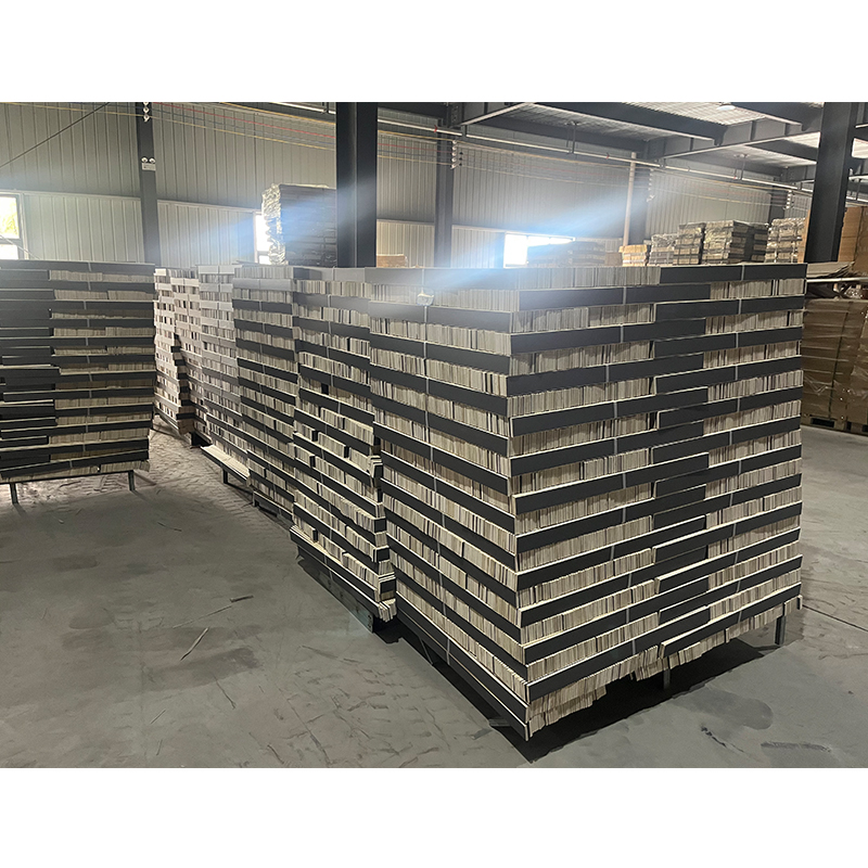 Double-Sided Sticker Black Checkered Straight Wood Strips