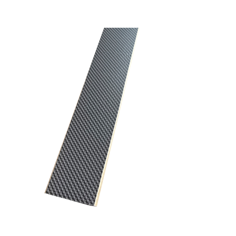 Double-Sided Sticker Black Checkered Straight Wood Strips