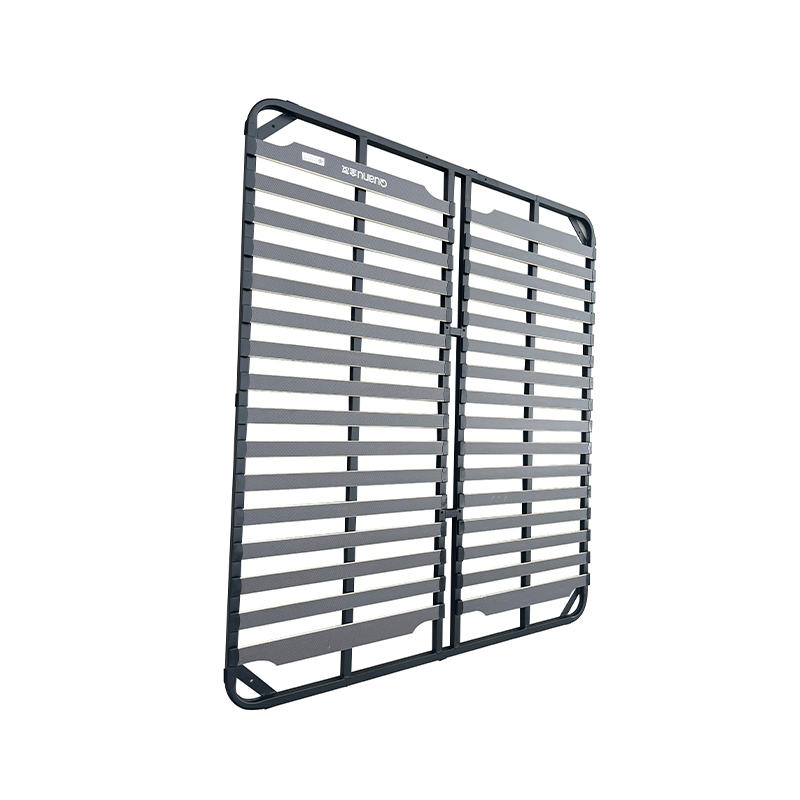 How can a flush-edge rib bed frame ensure it won't deform or collapse over long-term use?